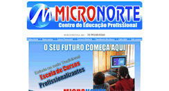 Desktop Screenshot of micronorte.com.br