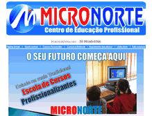 Tablet Screenshot of micronorte.com.br